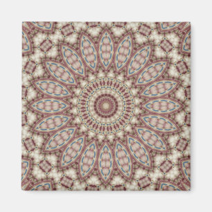 Mandala acolchada de la comodidad - imán