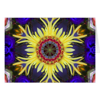 Mandala amarilla brillante de la flor de la