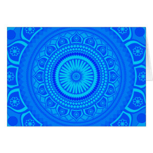 Mandala azul india