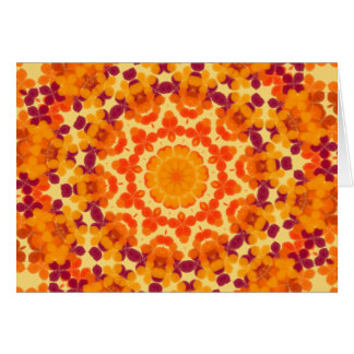 Mandala brillante de las flores