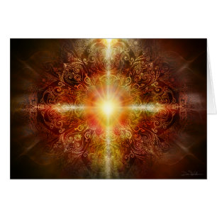 Mandala Brown del corazón