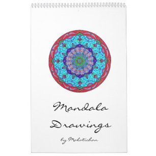Mandala calendario (Zeichnungen Wandkalender)
