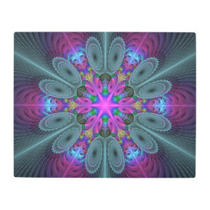 Mandala Colorido y llamativo arte fractal Kaleidos