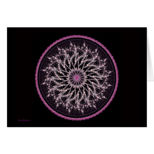 Mandala cristalina de la niebla (Anverso (Horizontal))