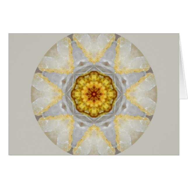 Mandala cristalina del corazón (Anverso (Horizontal))