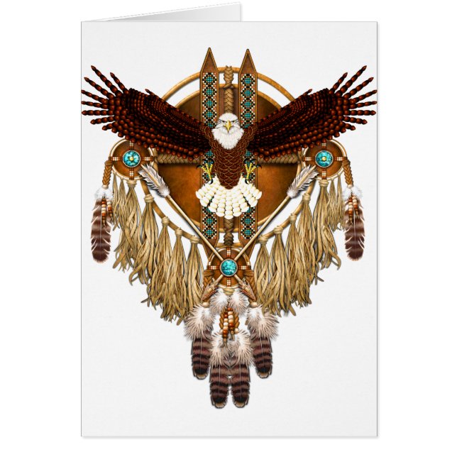 Mandala de Eagle calvo - revisada (Frente)