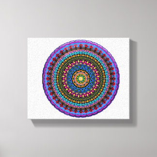 Mandala de espectro celestial Impresión en lienzo