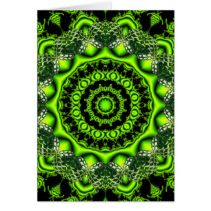Mandala de la bóveda del bosque, maderas verdes