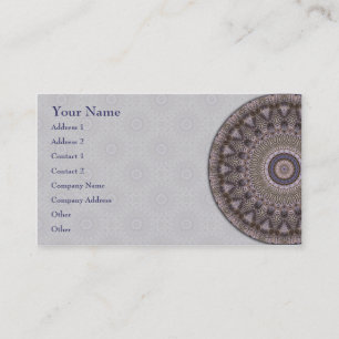 Mandala de la sabiduría • Tarjeta de visita