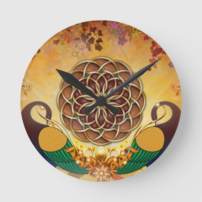 Mandala de la serenata del otoño del reloj de dos (Anverso)