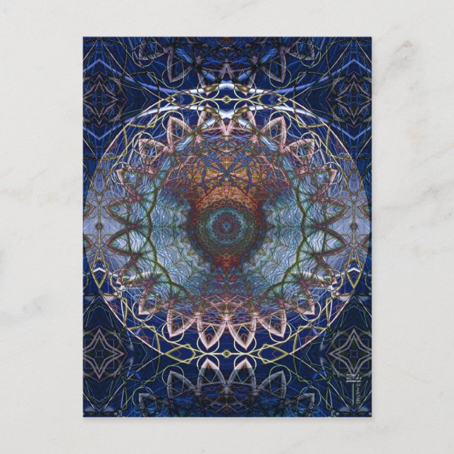 Mandala de las postales web nórdicas (Anverso)