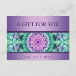 Mandala de lirio morado moderno