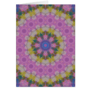 Mandala de los colores en colores pastel