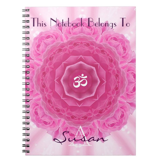 Mandala de los rosas, cuaderno (Frente)