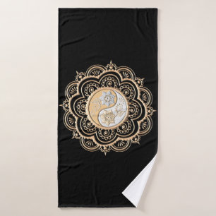 Mandala de oro y plata