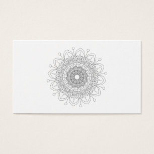 Mandala decorativa aislada de fondo blanco.