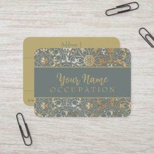 Mandala del patrón oriental - Tarjeta de visita