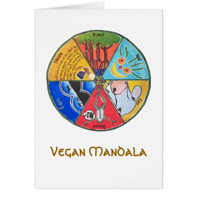 Mandala del vegano (Frente)