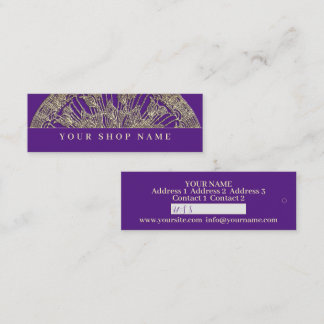 Mandala dorada - Etiqueta de precio - Tarjeta de v