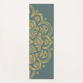 Mandala dorada - Yoga Mat