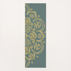 Mandala dorada - Yoga Mat