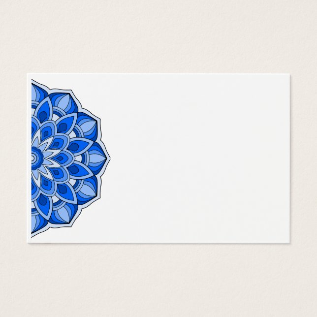 Mandala en azul (Anverso)