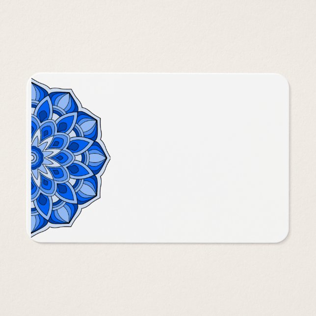 Mandala en azul (Anverso)