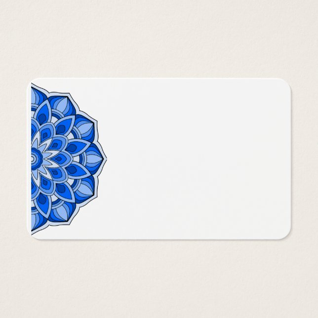 Mandala en azul (Anverso)