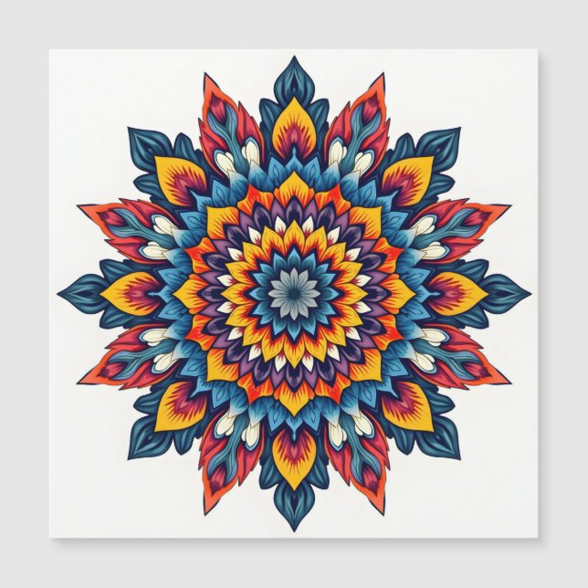 Mandala en blanco (Anverso)