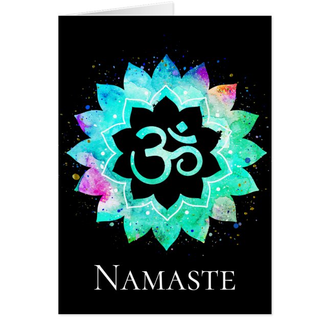 Mandala espiritual de la flor de Lotus del símbolo (Frente)