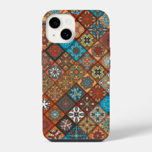 Mandala Étnico Naranja Funda para iPhone 14 Case