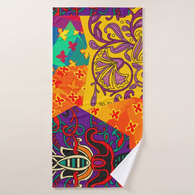 Mandala festiva india turca (Toalla de baño)