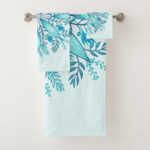 Mandalá Floral - Copo de Nieve Boho Azul Turquesa