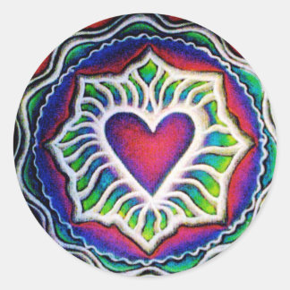 Mandala Heart Pegatina