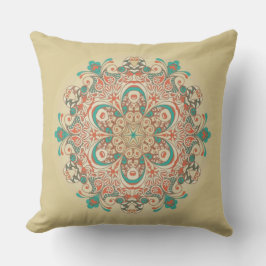 Mandalá Kaleidoscopio Mandala - Almohada