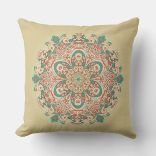 Mandalá Kaleidoscopio Mandala - Almohada