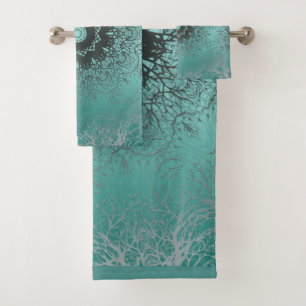 Mandala kaleidoscopio sin soldadura patrón verde o