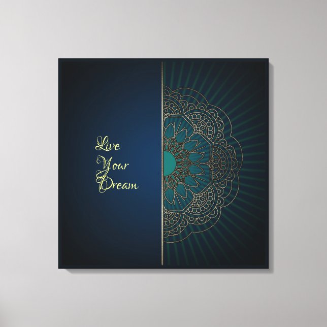 Mandala - Lienzo envuelto (Anverso)