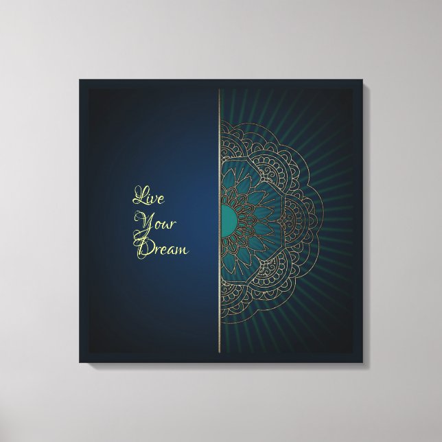 Mandala - Lienzo envuelto (Anverso)