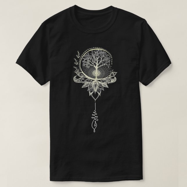 Mandala Lotus Unalome Tree of Life Tank Top (Diseño del anverso)