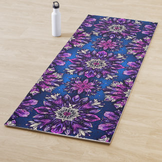 Mandala Magic Yoga Mat – Púrpura y Rosa Vibrantes