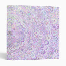 Mandala metalizado purpúrea clara de la flor