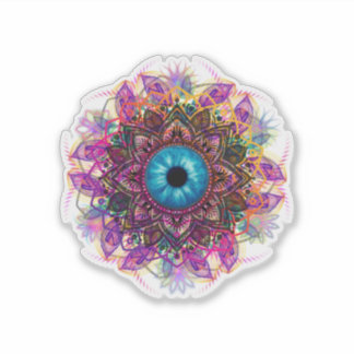 Mandala Ojo del Observador - Calcomanía