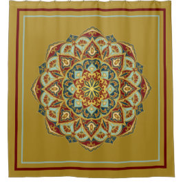 Mandala oriental - Cortina de ducha
