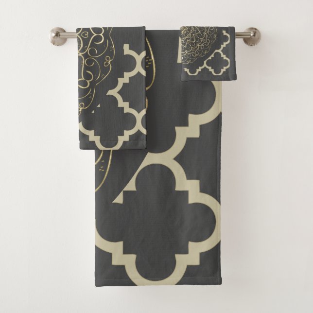 Mandala Oriental - Juego de toallas de baño (In situ)