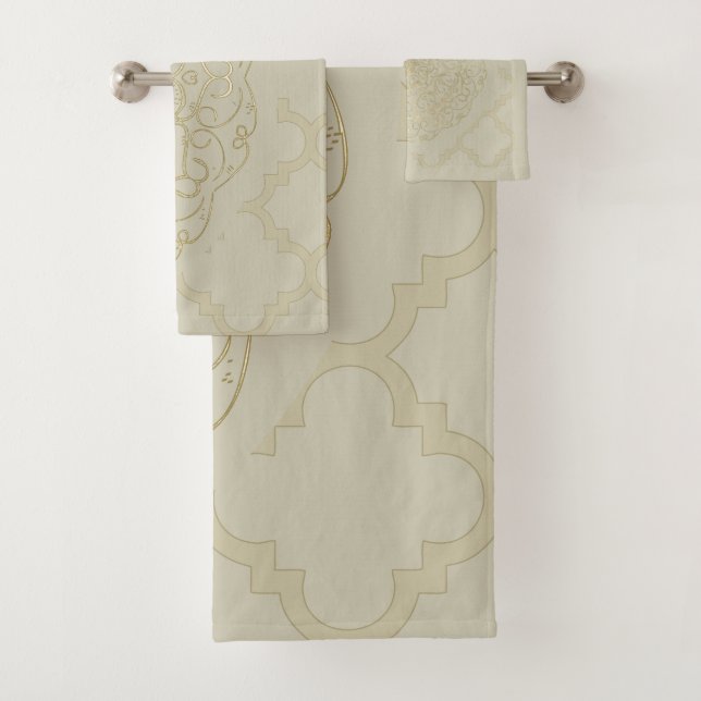Mandala Oriental - Juego de toallas de baño (In situ)