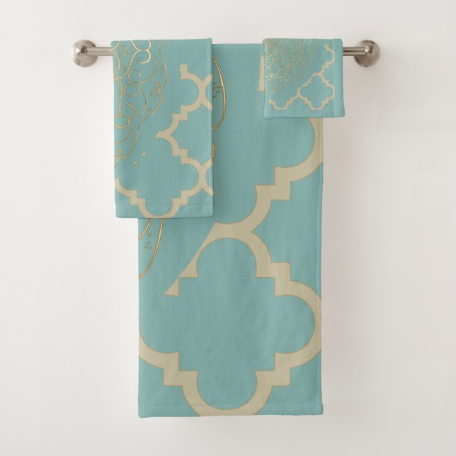 Mandala Oriental - Juego de toallas de baño (In situ)