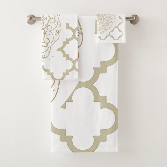 Mandala Oriental - Juego de toallas de baño (In situ)