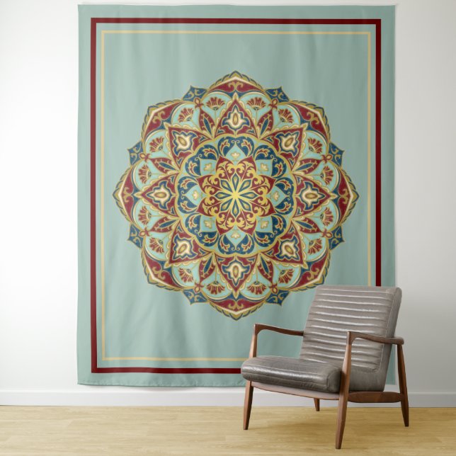 Mandala oriental - Tapiz (In situ)