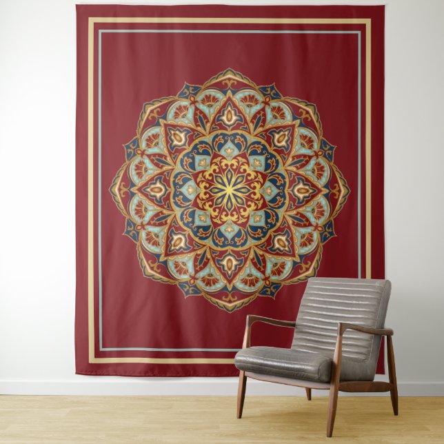 Mandala oriental - Tapiz (In situ)